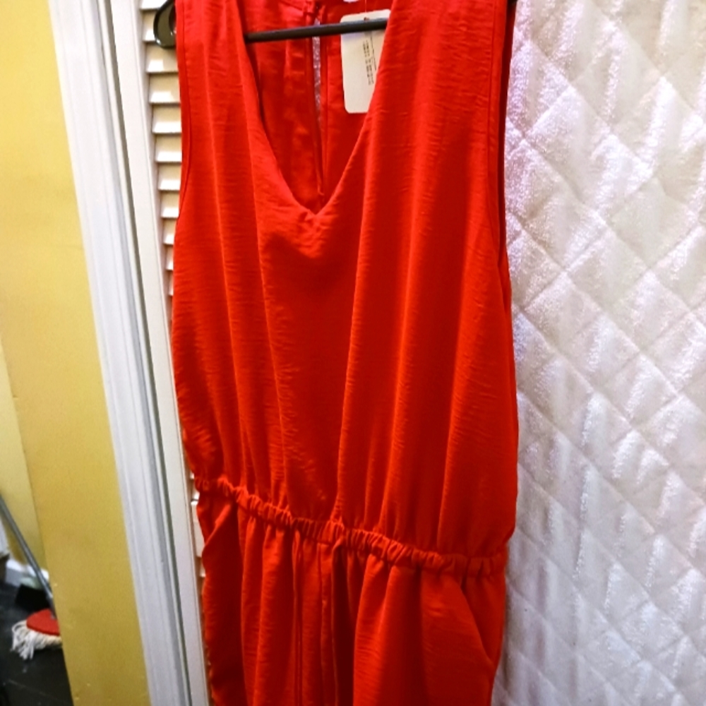 She's Got the Look Red Romper 2X